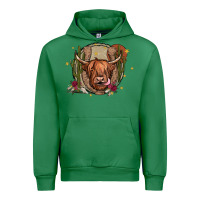 Emerald cow Urban Hoodie - JahusDesignShop