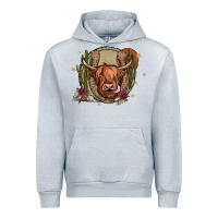 Heather Grey cow Urban Hoodie - JahusDesignShop