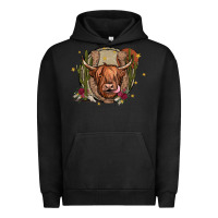 Pigment Black cow Urban Hoodie - JahusDesignShop