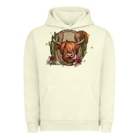 Pigment Pistachio cow Urban Hoodie - JahusDesignShop