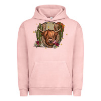 Pigment Salmon cow Urban Hoodie - JahusDesignShop