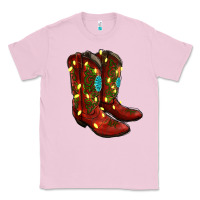 Bubblegum Pink cowboy boots christmas Classic Tee - RanaPortraitStore