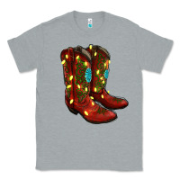 Heather Grey cowboy boots christmas Classic Tee - RanaPortraitStore