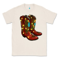 Natural cowboy boots christmas Classic Tee - RanaPortraitStore