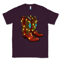 Plum cowboy boots christmas Classic Tee - RanaPortraitStore