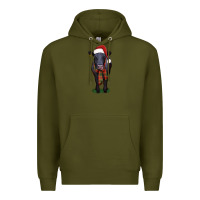 Army Green black angus Premium Hoodie - RanaPortraitStore