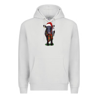 Dove Grey black angus Premium Hoodie - RanaPortraitStore