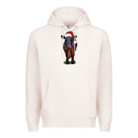 Pale Pink black angus Premium Hoodie - RanaPortraitStore