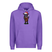Purple black angus Premium Hoodie - RanaPortraitStore