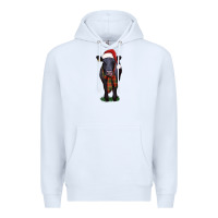 White black angus Premium Hoodie - RanaPortraitStore