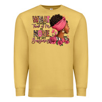 Antique Gold What other think of me is none of my business afro Premium Sweatshirt - RanaPortraitStore