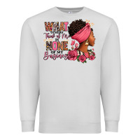 Dove Grey What other think of me is none of my business afro Premium Sweatshirt - RanaPortraitStore