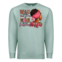 Seafoam What other think of me is none of my business afro Premium Sweatshirt - RanaPortraitStore