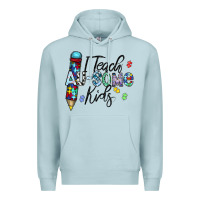 Blue Mist i teach au some kids Premium Hoodie - CowhideDigitalArt