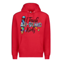 Red i teach au some kids Premium Hoodie - CowhideDigitalArt