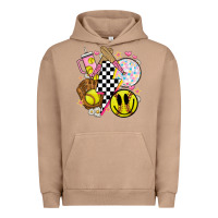 Pigment Burro retro softball Urban Hoodie - JahusDesignShop
