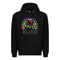Black in a world where you can be anything be kind Premium Hoodie - CowhideDigitalArt