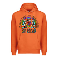 Carrot in a world where you can be anything be kind Premium Hoodie - CowhideDigitalArt