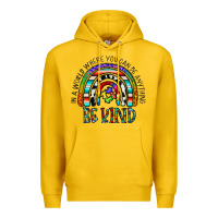 Lemon in a world where you can be anything be kind Premium Hoodie - CowhideDigitalArt