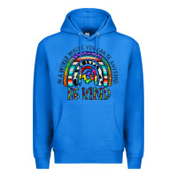 True Royal in a world where you can be anything be kind Premium Hoodie - CowhideDigitalArt