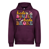 Mauve Wine kinda boujee kinda broke Urban Hoodie - JahusDesignShop