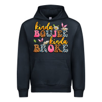 Navy kinda boujee kinda broke Urban Hoodie - JahusDesignShop