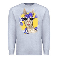 Llama With Sunglasses Premium Sweatshirt | Teevron
