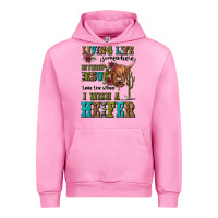 Living Life Somewhere Between Jesus Take The Wheel Urban Hoodie | Teevron