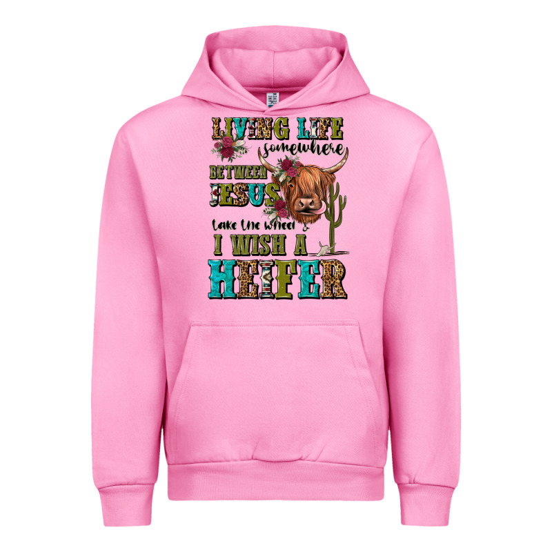 Living Life Somewhere Between Jesus Take The Wheel Urban Hoodie by JahusDesignShop | Teevron