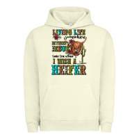 Pigment Pistachio living life somewhere between jesus take the wheel Urban Hoodie - JahusDesignShop