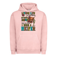 Pigment Salmon living life somewhere between jesus take the wheel Urban Hoodie - JahusDesignShop