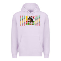 Lilac black girl magic libbey glass Premium Hoodie - HRA Design Shop