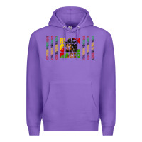 Purple black girl magic libbey glass Premium Hoodie - HRA Design Shop