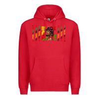 Red black girl magic libbey glass Premium Hoodie - HRA Design Shop