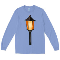 Colony Blue street lamp Long Sleeve Tee - BarkalooDesign
