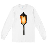 White street lamp Long Sleeve Tee - BarkalooDesign