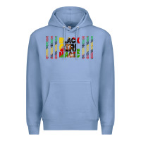 Colony Blue black girl magic libbey glass Premium Hoodie - HRA Design Shop