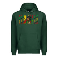 Sports Green black girl magic libbey glass Premium Hoodie - HRA Design Shop