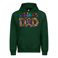 Foreset Green rainbow colors autism dad Urban Hoodie - AdoDesignShop