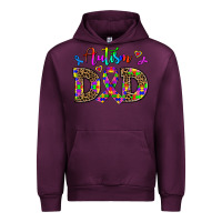 Mauve Wine rainbow colors autism dad Urban Hoodie - AdoDesignShop