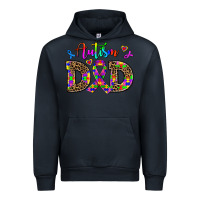 Navy rainbow colors autism dad Urban Hoodie - AdoDesignShop