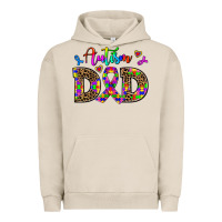 Pigment French Oak rainbow colors autism dad Urban Hoodie - AdoDesignShop