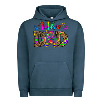 Pigment Midnight Navy rainbow colors autism dad Urban Hoodie - AdoDesignShop