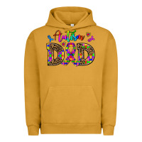 Pigment Peanut Butter rainbow colors autism dad Urban Hoodie - AdoDesignShop