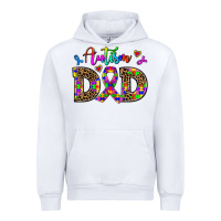 White rainbow colors autism dad Urban Hoodie - AdoDesignShop