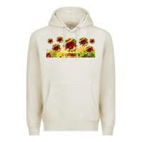 Oatmeal Heather juneteenth sunflowers libbey glass Premium Hoodie - HRA Design Shop