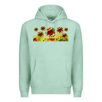 Seafoam juneteenth sunflowers libbey glass Premium Hoodie - HRA Design Shop