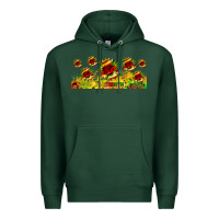 Sports Green juneteenth sunflowers libbey glass Premium Hoodie - HRA Design Shop