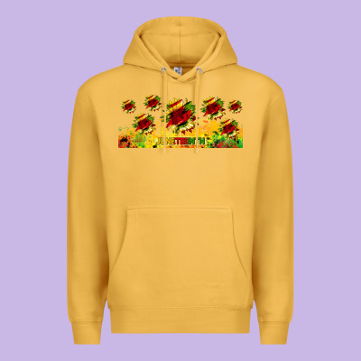 Juneteenth Sunflowers Libbey Glass Premium Hoodie Designed By Hra Design Shop