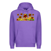 Purple juneteenth sunflowers libbey glass Premium Hoodie - HRA Design Shop